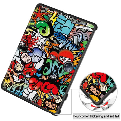 For OnePlus Pad 2 Stand Case Pattern Print Leather Tablet Cover