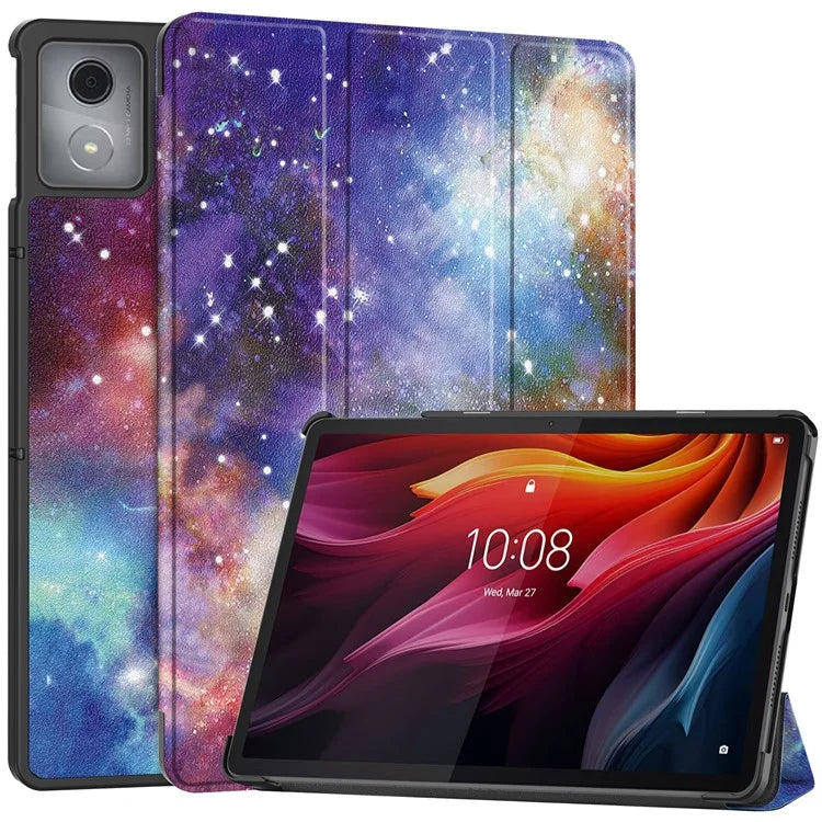 For Lenovo Tab K11 Plus Case Pattern Print Leather Tablet Cover with Stand