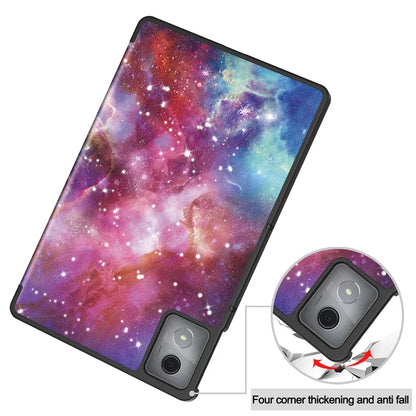 For Lenovo Tab K11 Plus Case Pattern Print Leather Tablet Cover with Stand