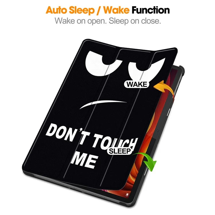 For Lenovo Tab K11 Plus Case Pattern Print Leather Tablet Cover with Stand