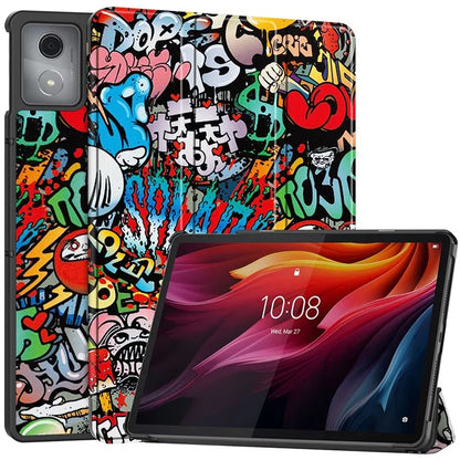 For Lenovo Tab K11 Plus Case Pattern Print Leather Tablet Cover with Stand