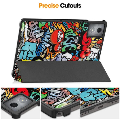 For Lenovo Tab K11 Plus Case Pattern Print Leather Tablet Cover with Stand