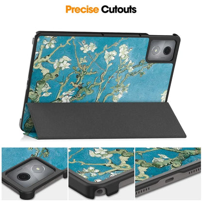 For Lenovo Tab K11 Plus Case Pattern Print Leather Tablet Cover with Stand