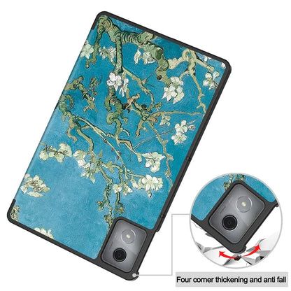 For Lenovo Tab K11 Plus Case Pattern Print Leather Tablet Cover with Stand
