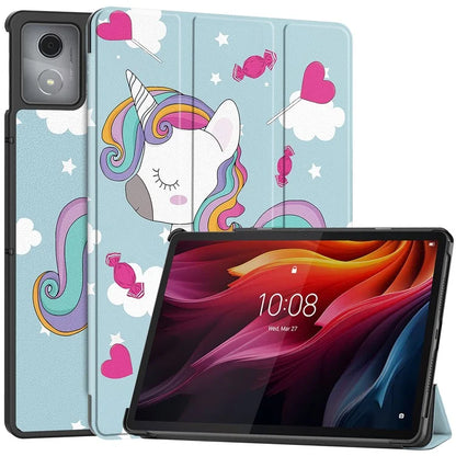 For Lenovo Tab K11 Plus Case Pattern Print Leather Tablet Cover with Stand