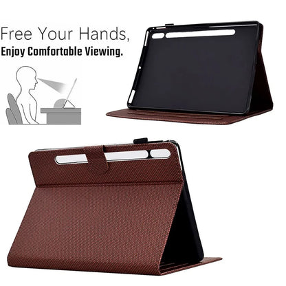 For Samsung Galaxy Tab S9 FE / S9 Case PU Leather Tablet Cover Auto Wake / Sleep