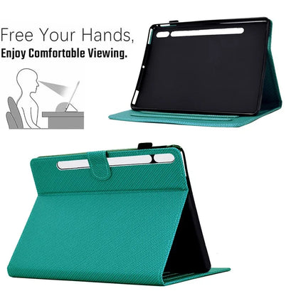 For Samsung Galaxy Tab S9 FE / S9 Case PU Leather Tablet Cover Auto Wake / Sleep