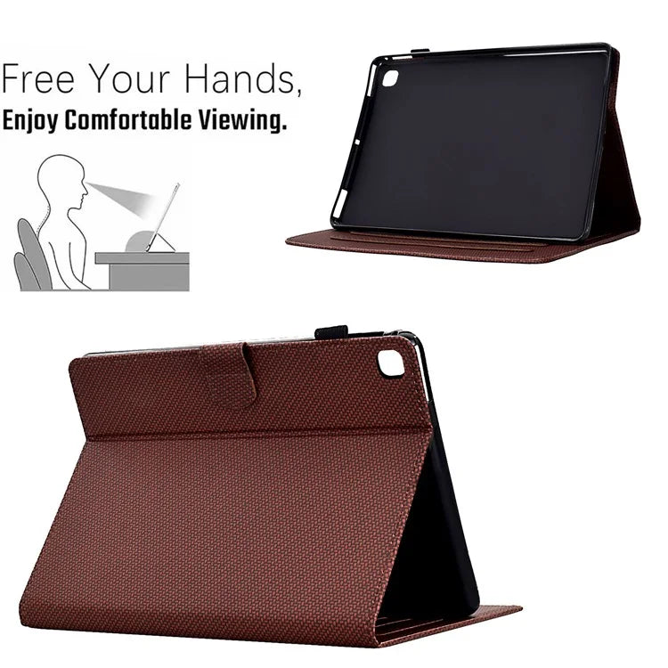 For Samsung Galaxy Tab A7 10.4 (2020) T500 / T505 Case Folding Stand Leather Tablet Cover