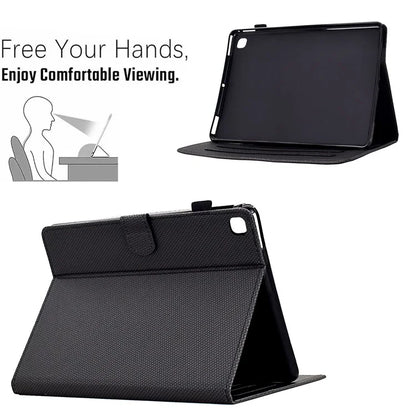 For Samsung Galaxy Tab A7 10.4 (2020) T500 / T505 Case Folding Stand Leather Tablet Cover