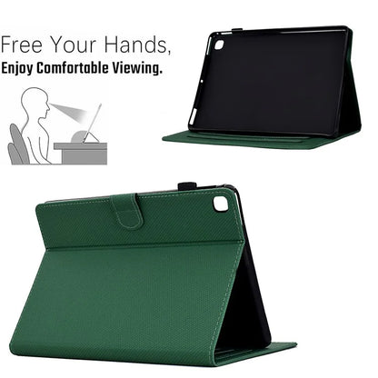 For Samsung Galaxy Tab A7 10.4 (2020) T500 / T505 Case Folding Stand Leather Tablet Cover