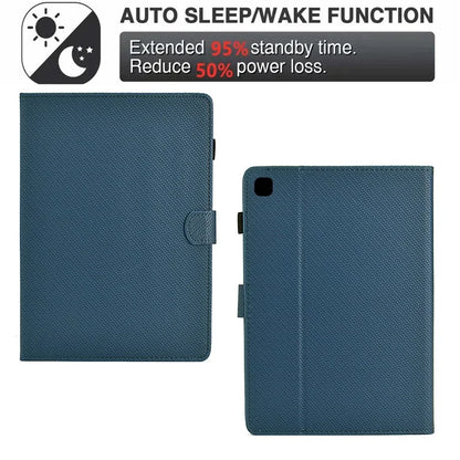 For Samsung Galaxy Tab A7 10.4 (2020) T500 / T505 Case Folding Stand Leather Tablet Cover