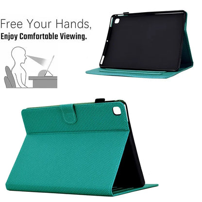 For Samsung Galaxy Tab A7 10.4 (2020) T500 / T505 Case Folding Stand Leather Tablet Cover