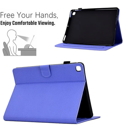For Samsung Galaxy Tab A7 10.4 (2020) T500 / T505 Case Folding Stand Leather Tablet Cover
