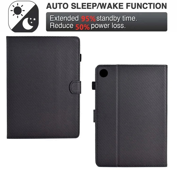 For Samsung Galaxy Tab A9+ Case PU Leather Tablet Cover with Card Slots Stand
