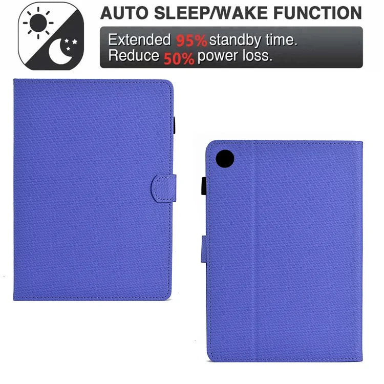 For Samsung Galaxy Tab A9+ Case PU Leather Tablet Cover with Card Slots Stand
