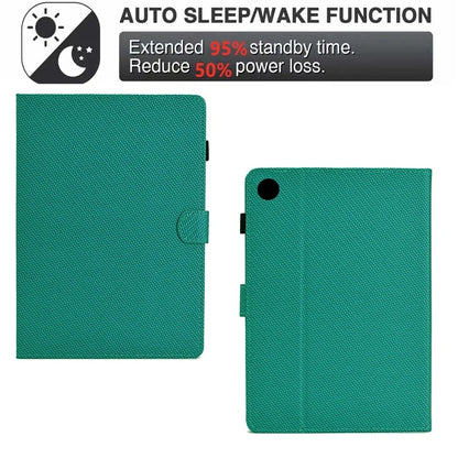For Samsung Galaxy Tab A9 Case Auto Wake / Sleep PU Leather Stand Tablet Cover
