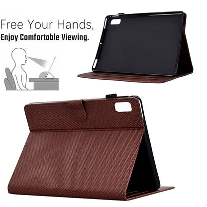 For Lenovo Xiaoxin Pad Plus (2023) / Tab P11 Gen 2 TB-350 Case PU Leather Tablet Stand Cover