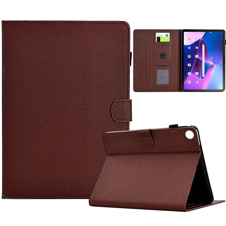 For Lenovo Tab M10 Plus (3rd Gen) Case Full Protection PU Leather Tablet Cover