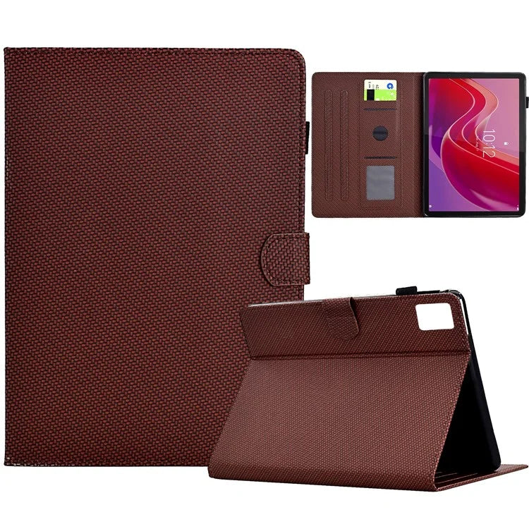 For Lenovo Tab M11 / Xiaoxin Pad 11 2024 Case Carbon Fiber Texture Leather Tablet Cover