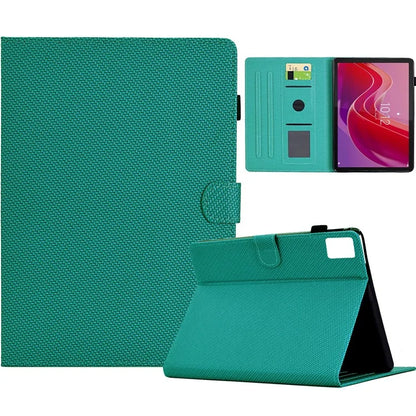For Lenovo Tab M11 / Xiaoxin Pad 11 2024 Case Carbon Fiber Texture Leather Tablet Cover