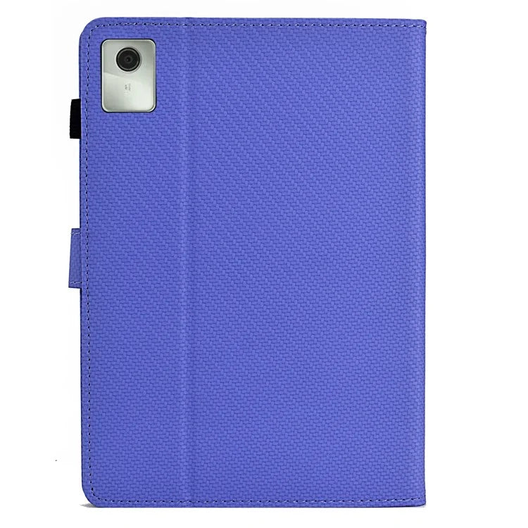 For Lenovo Tab M11 / Xiaoxin Pad 11 2024 Case Carbon Fiber Texture Leather Tablet Cover