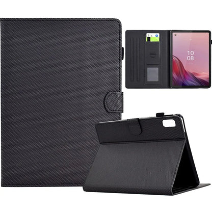 For Lenovo Tab M9 TB-310FU Case Card Slots Leather Tablet Cover with Stand View