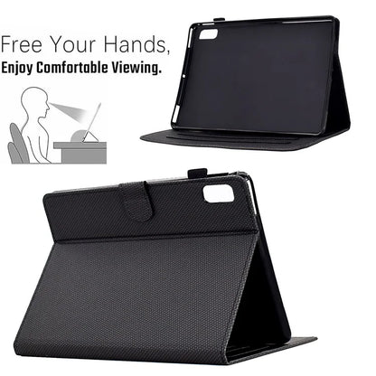 For Lenovo Tab M9 TB-310FU Case Card Slots Leather Tablet Cover with Stand View