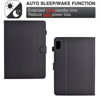 For Lenovo Tab M9 TB-310FU Case Card Slots Leather Tablet Cover with Stand View