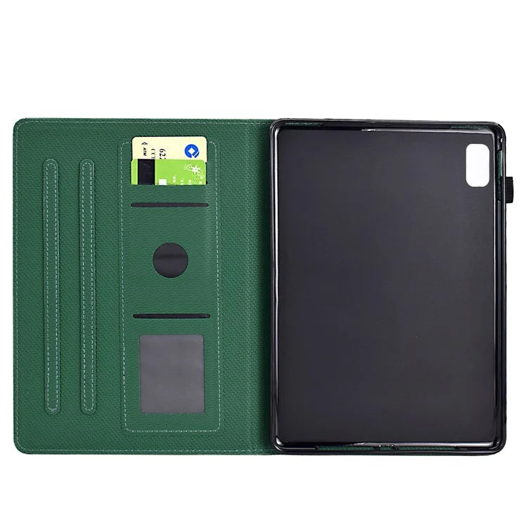 For Lenovo Tab M9 TB-310FU Case Card Slots Leather Tablet Cover with Stand View
