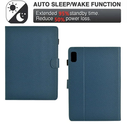 For Lenovo Tab M9 TB-310FU Case Card Slots Leather Tablet Cover with Stand View