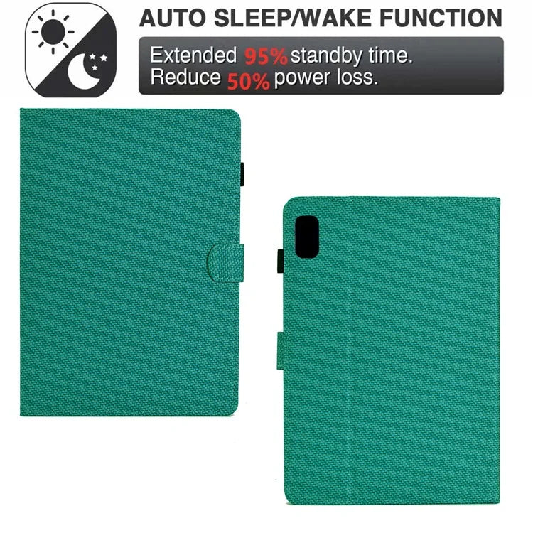 For Lenovo Tab M9 TB-310FU Case Card Slots Leather Tablet Cover with Stand View