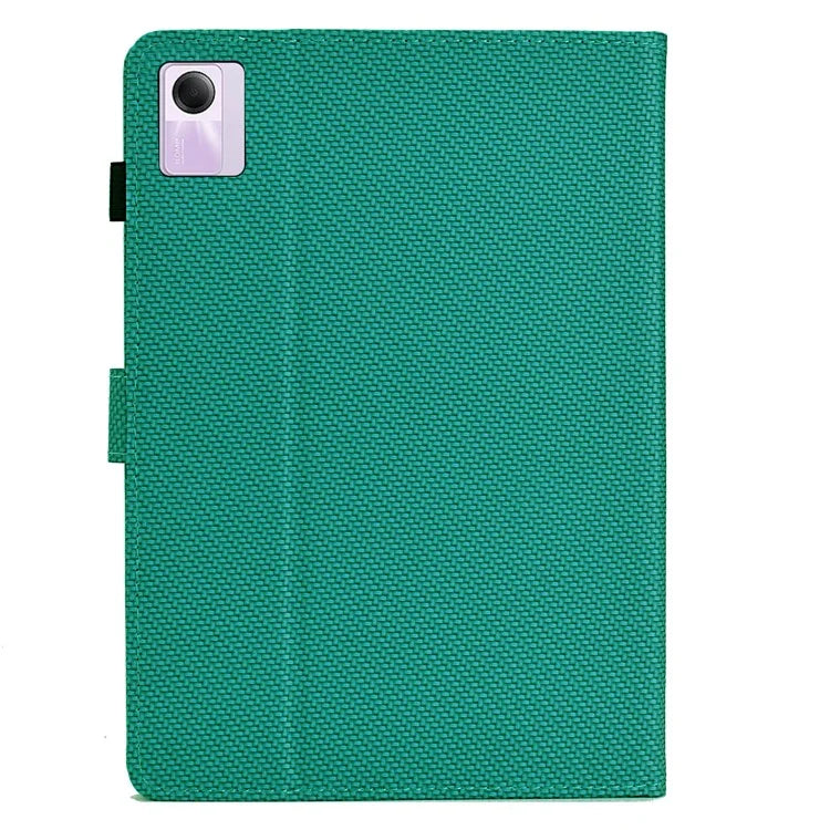 For Xiaomi Redmi Pad SE Case Carbon Fiber Texture PU Leather Cover Stand View