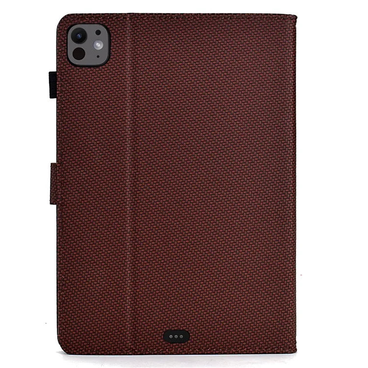 For iPad Pro 11 (2024) Leather Case Stand Card Slots Protective Tablet Cover