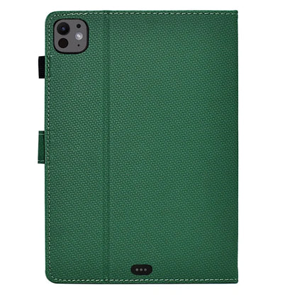 For iPad Pro 11 (2024) Leather Case Stand Card Slots Protective Tablet Cover