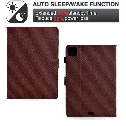 For iPad Air 11 (2024) / iPad Pro 11 (2022) / (2020) Case Card Holder Tablet Leather Cover