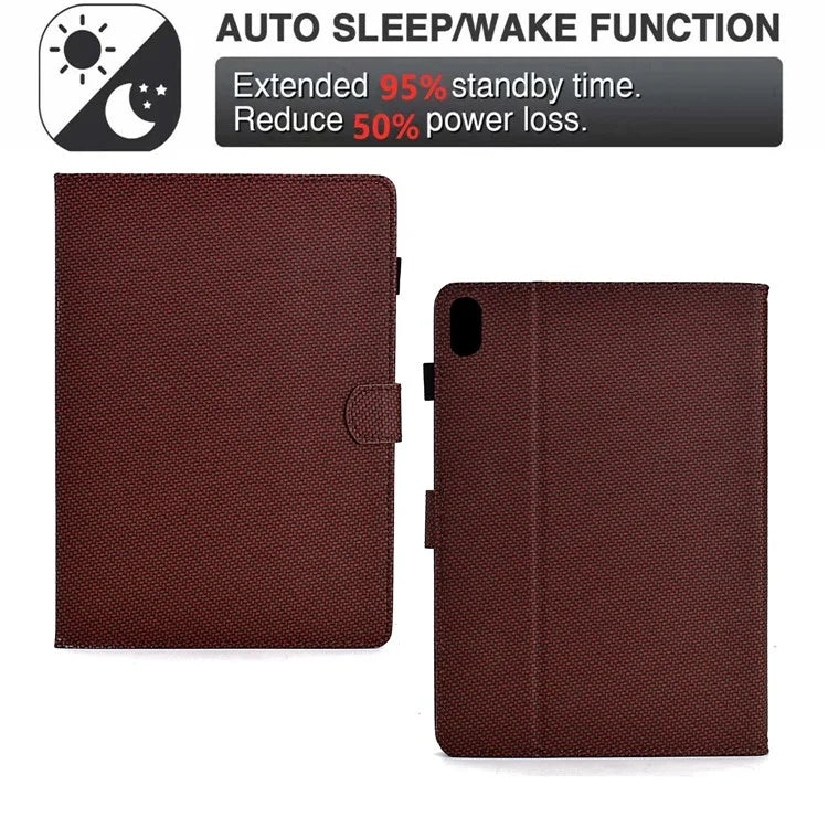 For iPad 10.9 (2022) Case Card Slots Auto Wake / Sleep PU Leather Tablet Cover