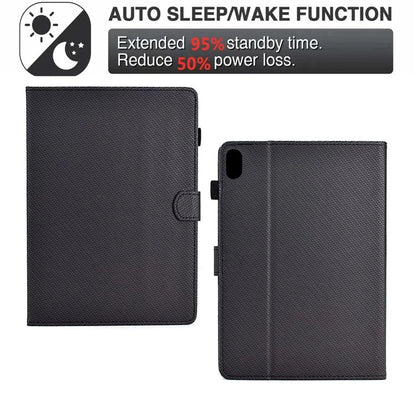 For iPad 10.9 (2022) Case Card Slots Auto Wake / Sleep PU Leather Tablet Cover