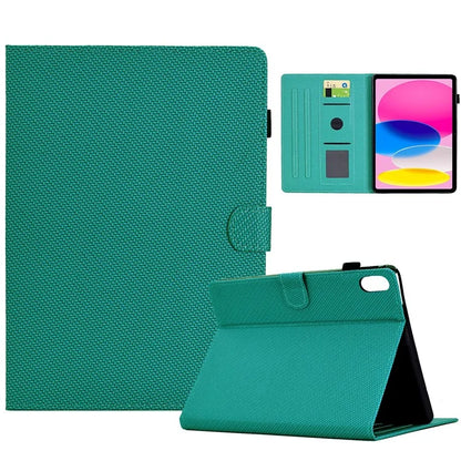 For iPad 10.9 (2022) Case Card Slots Auto Wake / Sleep PU Leather Tablet Cover