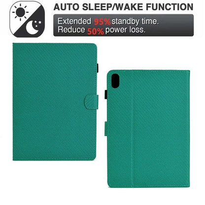 For iPad 10.9 (2022) Case Card Slots Auto Wake / Sleep PU Leather Tablet Cover