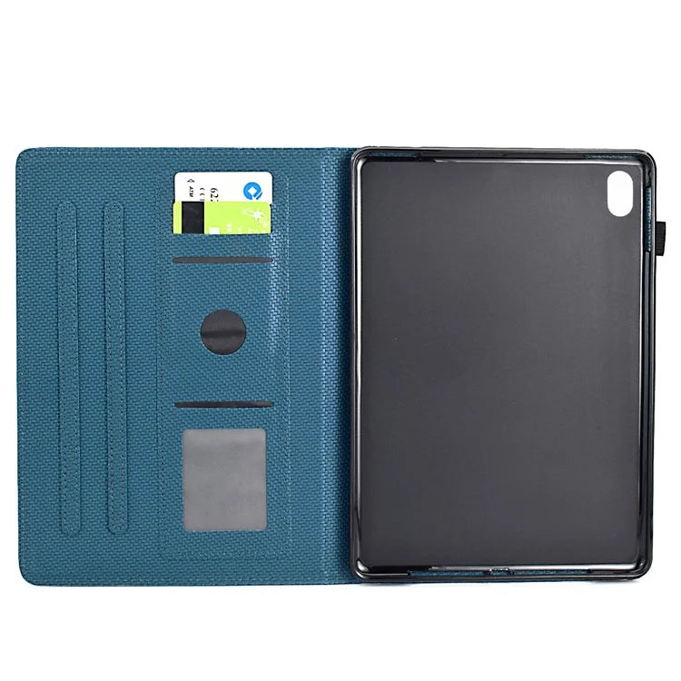 For iPad 10.9 (2022) Case Card Slots Auto Wake / Sleep PU Leather Tablet Cover