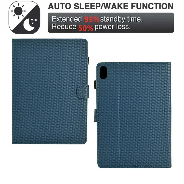 For iPad 10.9 (2022) Case Card Slots Auto Wake / Sleep PU Leather Tablet Cover
