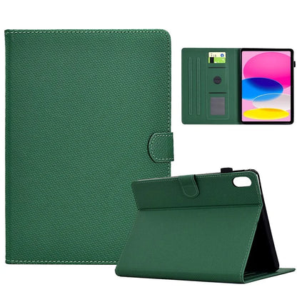 For iPad 10.9 (2022) Case Card Slots Auto Wake / Sleep PU Leather Tablet Cover