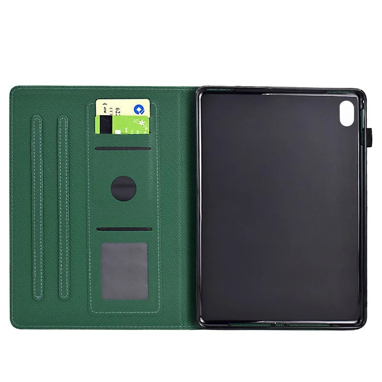 For iPad 10.9 (2022) Case Card Slots Auto Wake / Sleep PU Leather Tablet Cover