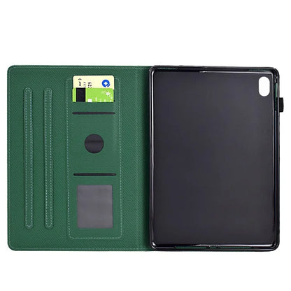 For iPad 10.9 (2022) Case Card Slots Auto Wake / Sleep PU Leather Tablet Cover