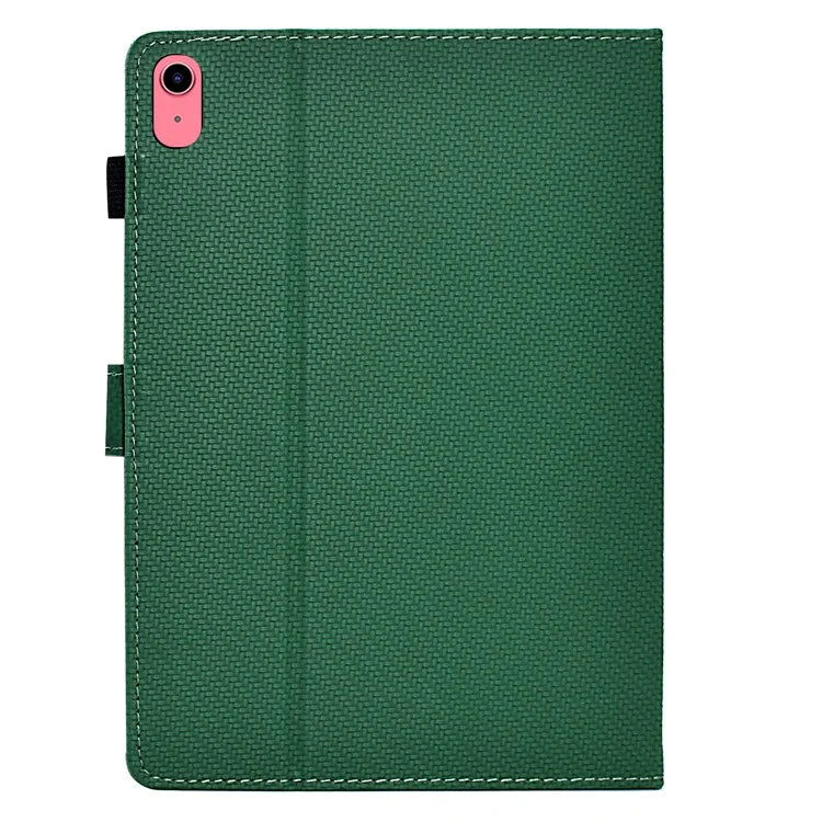 For iPad 10.9 (2022) Case Card Slots Auto Wake / Sleep PU Leather Tablet Cover