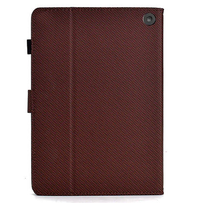 For Amazon Fire HD 10 Plus (2023) Case Carbon Fiber Texture PU Leather E-Reader Cover