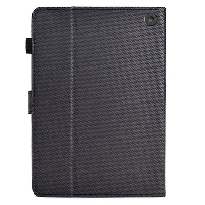 For Amazon Fire HD 10 Plus (2023) Case Carbon Fiber Texture PU Leather E-Reader Cover