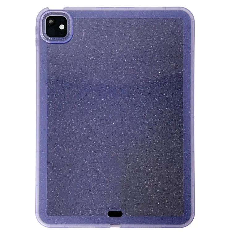 For iPad Pro 11 (2024) Case Glitter Soft Flexible TPU Tablet Cover