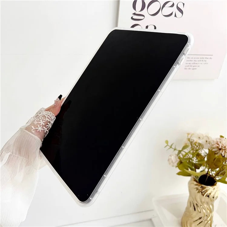 For iPad Pro 11 (2024) Case Glitter Soft Flexible TPU Tablet Cover