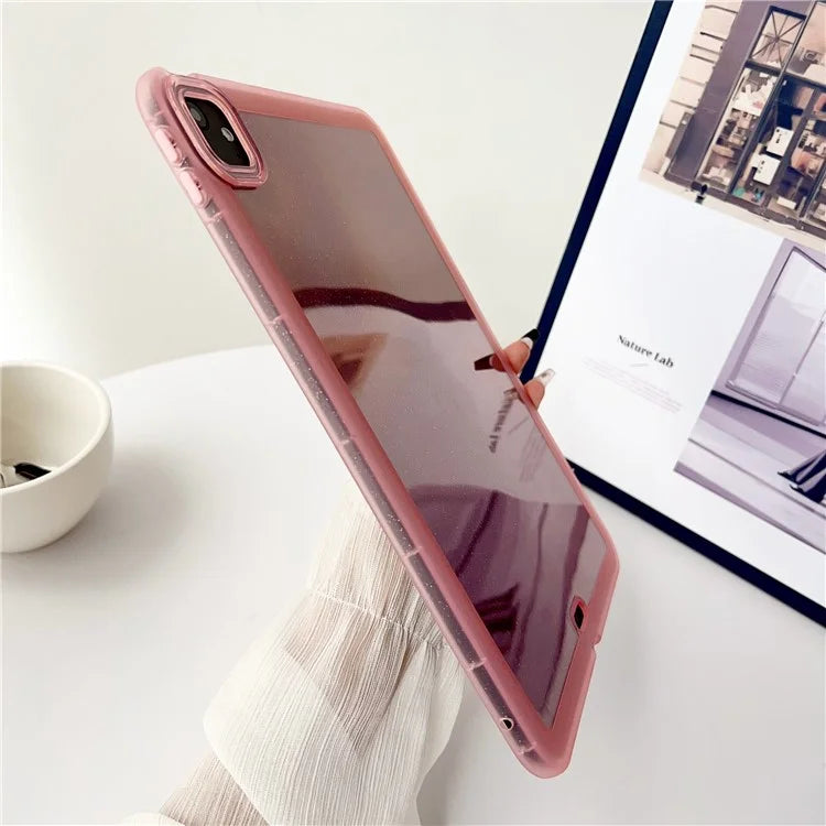 For iPad Pro 11 (2024) Case Glitter Soft Flexible TPU Tablet Cover